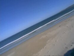 Aerial over sea, South Africa Stock Footage