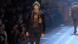 Austin Mahone sings for Dolce and Gabbana Instructional Video