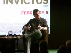 Invictus Press Conference Stock Footage