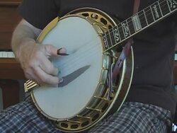 banjo practice Stock Footage