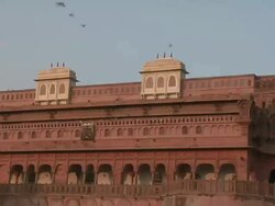 MS, Junagarh Fort, Bikaner, Rajasthan, India Stock Footage