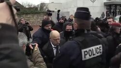 CLEAN : Calais 4 protesters arrested after illegal demo News Clip