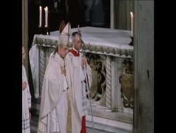 SYND 31/03/1972 POPE PAUL VI AT FEET WASHING CEREMONY IN ROME News Clip