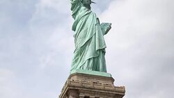 HD VDO : Statue of Liberty Stock Footage