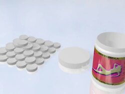 Tablets - To three girls Stock Footage