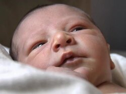 Newborn Baby Stock Footage