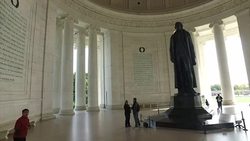 Thomas Jefferson & Lincoln Memorial in Washington News Clip