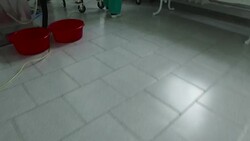 In the hospital. Doctor walking in operating room Stock Footage