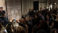 Jon Bon Jovi performs in New York for an initiative created by him and fashion designer Kenneth Cole News Clip