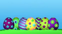 Golf Easter Egg Drop Stock Footage