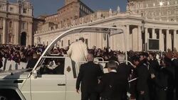 Pontiff invites old friend for ride in Popemobile and enjoys circus show News Clip