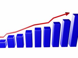 HD: Three Dimensional Growing Bar Chart Stock Footage
