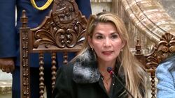 CLEAN : Bolivia's interim leader says Morales will face charges if he returns News Clip