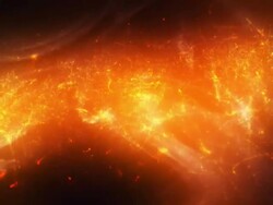 Orange science fantasy Stock Footage