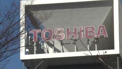 CLEAN : STOCKSHOTS: Loss hit Toshiba nosedives on fears about future News Clip