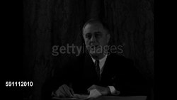 President Roosevelt has fireside chat about progress of economic conditions News Clip