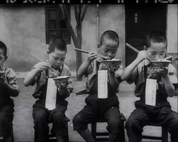 Madame Chiang Kai Shek With Chinese Orphans News Clip