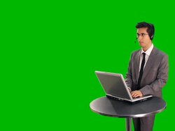 Sales manager online Stock Footage