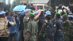 CLEAN : UN officially takes over peacekeeping operations in C Africa News Clip