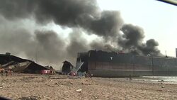 CLEAN : Eleven dead 59 wounded in Pakistan ship breaking accident 2 News Clip