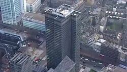 Aerial shots of Acas head office at Euston tower... News Clip