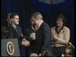 USA: PRESIDENT GEORGE W BUSH MISTAKE News Clip