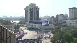 CLEAN : Supporters of Iraq cleric hold big rally for 3rd straight week News Clip