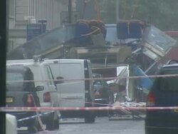 Police Cordon After Al Qaeda Bombings in London News Clip