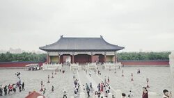Temple of Heaven (Tiantan) in Beijing, China. Stock Footage