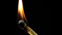 Igniting Matchstick Stock Footage