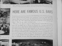 1950: DENVER, COLORADO: DINING OUT: CU Article pages in 'Life' magazine about 'U.S.Bars', photographs of interior famed Buckhorn Lodge, taxidermy animals on walls. (The Buckhorn Exchange) Instructional Video