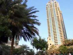 Residential Dubai Marina Stock Footage