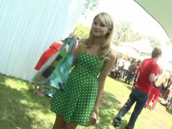Stefanie Scott at 23rd Annual 'A Time For Heroes' Celebrity Picnic Benefiting The Elizabeth Glaser Pediatric AIDS Foundation  Stock Footage