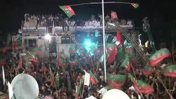 Imran Khan urges protesters at anti-government rally to practice civil disobedience News Clip