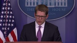 White House Press Secretary Jay Carney responds to former President Bill Clinton's comments that President Barack Obama should find a way to let people keep their health coverage, even if it means changing the new insurance law. (Nov. 12) News Clip