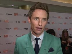 INTERVIEW - Eddie Redmayne on his part, meeting Stephen Hawking, and what Stephen & Jane Hawking's reaction was to the film - "The Theory Of Everything" Premiere Presented By Focus Features - Toronto International Film Festival 2014 Stock Footage