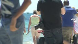 Tunisian Police On Sousse Beach News Clip