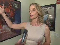 INTERVIEW: Helen Hunt on the Broad Stage production of 'Our Town' at the The Broad Stage And Helen Hunt Announce Davis Cromer's Production Of Thornton Wilder's 'Our Town' at Santa Monica CA. (Footage by WireImage Video/GettyImages) Stock Footage
