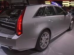 2010 Cadillac CTS Sport Wagon montage Stock Footage