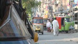 CLEAN : FILE: Pakistani drivers deliver people goods and politics News Clip