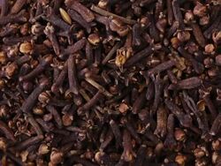 Clove spices. Kitchen herbs background Stock Footage