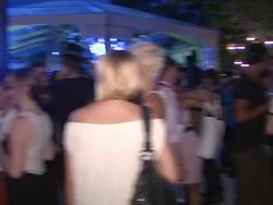 ATMOSPHERE: guests at the Official Kickoff Party - MBFW Miami Swim 2012 Stock Footage
