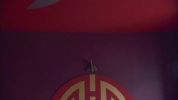 A modern ceiling fan hangs in a La Maison Hotel room in Rio de Janeiro. Stock Footage