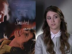 Mary Elizabeth Winstead on audience feedback Stock Footage