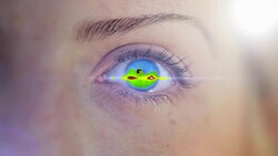 Blue Eye. HD Stock Footage