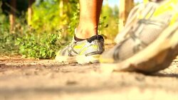 Man running Stock Footage