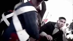 Parisian villagers flee as French soldiers charge the Bastille. Stock Footage