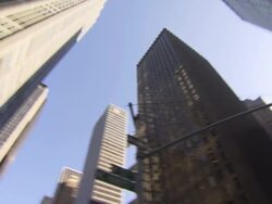 Skyscraper buildings, New York City, USA Stock Footage