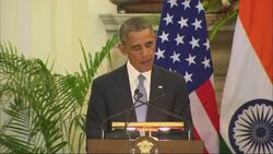 Seizing on their personal bond, President Barack Obama and Indian Prime Minister Narendra Modi said Sunday they had made progress on nuclear cooperation, as well as other issues, such as trade and defense. (Jan. 25) News Clip