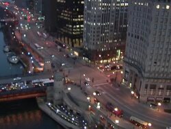 Chicago City Scenes at Dusk News Clip